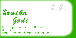 monika godi business card